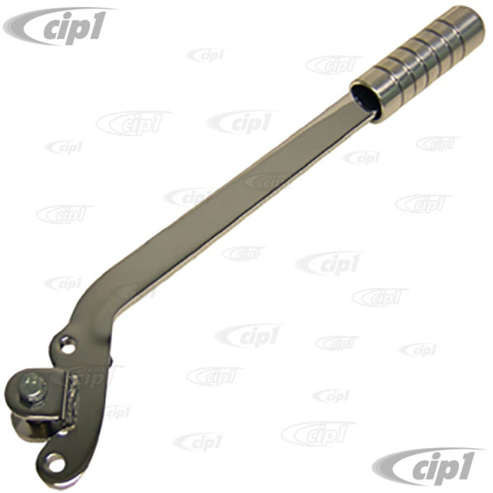 C26-798-601 - ANGLED SINGLE TURNING/STEERING BRAKE ARM WITH GROOVED HANDLE (HYDRAULIC CYLINDER SOLD SEPERATELY)- SOLD EACH