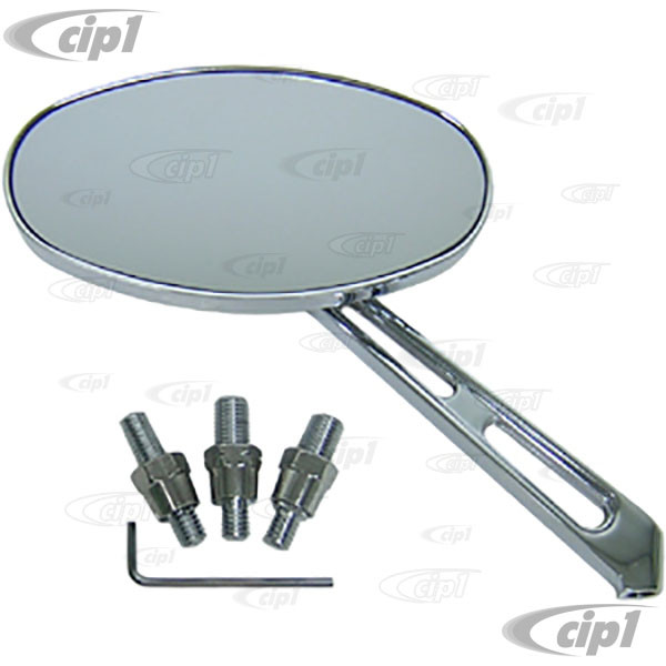 C26-857-820 - CHROME BUGGY MIRROR RECTANGULAR LEFT OR RIGHT