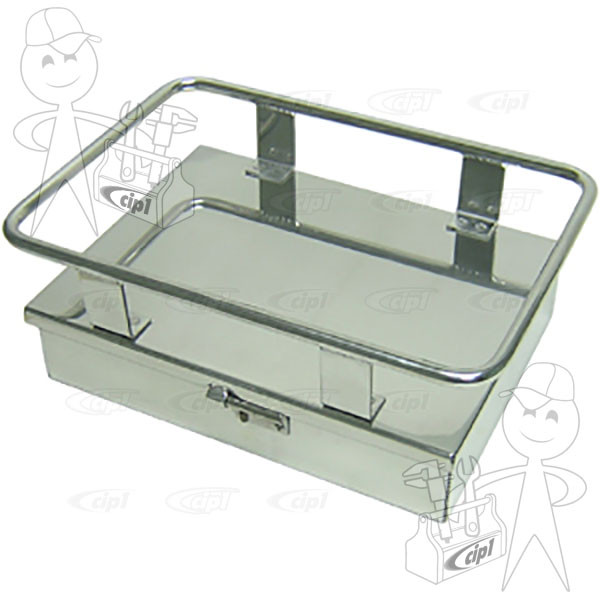 C26-898-100-18 - LARGE ALUMINUM COOLER RACK WITH STORAGE BOX (TIE