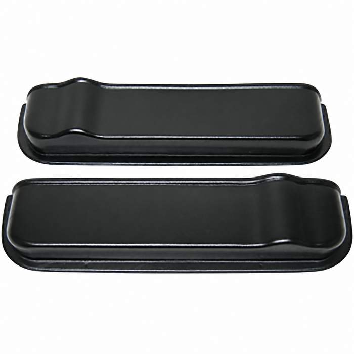 C27-J12373 - DOOR STORAGE POCKETS - PAIR OF BLACK PLASTIC DOOR STORAGE POCKETS - 20.75 INCHES LONG (530MM) - BUS 68-79 - SOLD LEFT AND RIGHT PAIR