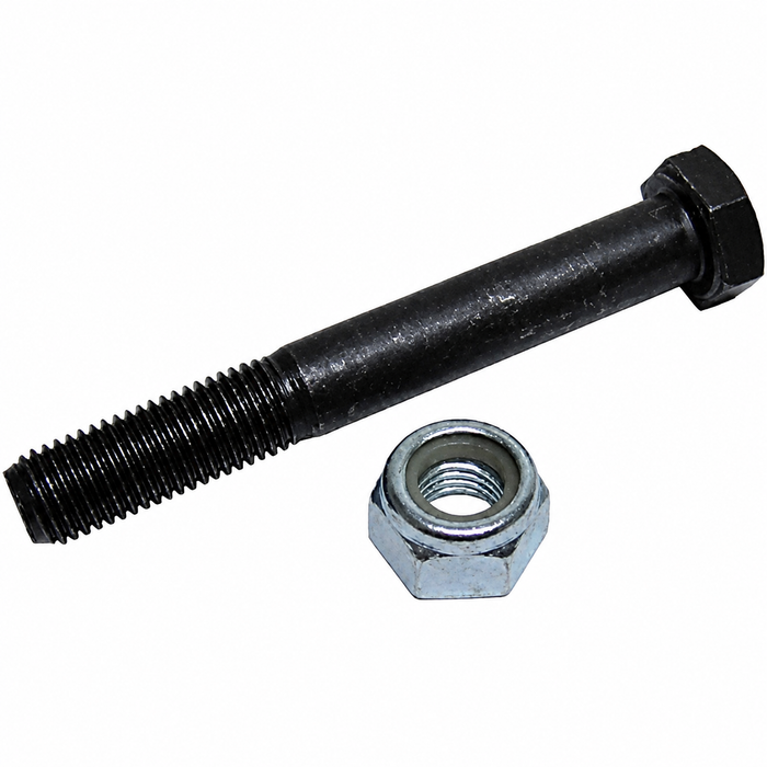 ACC-C10-4371 - SHOCK BOLT & NYLOC NUT - 12MM x 1.5 THREAD 100MM LONG - FITS ALL REAR UPPER/LOWER BEETLE/GHIA 52-79 - BUS LOWER REAR TO 1967 - SOLD EACH