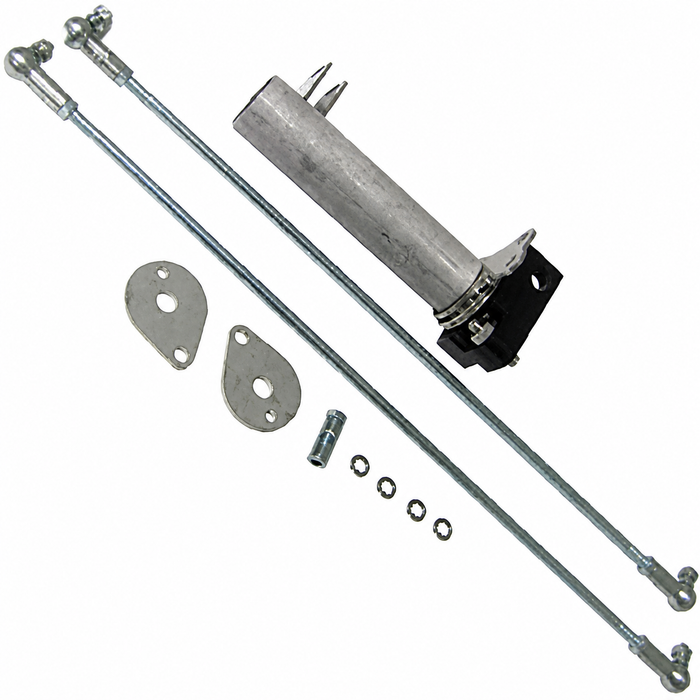 C31-129-941-110KAD - 1600CC BEETLE STYLE ENGINE DUAL KADRON/SOLEX CARB BELLCRANK LINKAGE KIT (FITS WITH STOCK STYLE FAN SHROUD) - SOLD KIT