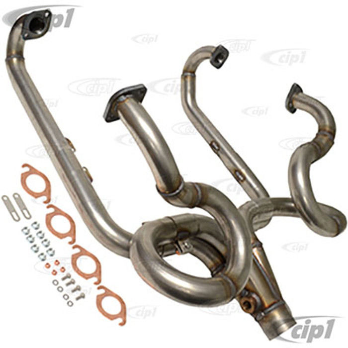 C31-251-001-002 - CSP STAINLESS STEEL WASP STAGE-2 STEPPED COMPETITION HEADER - 2000-2200CC ENGINES - BEETLE APPLICATIONS - (A40)