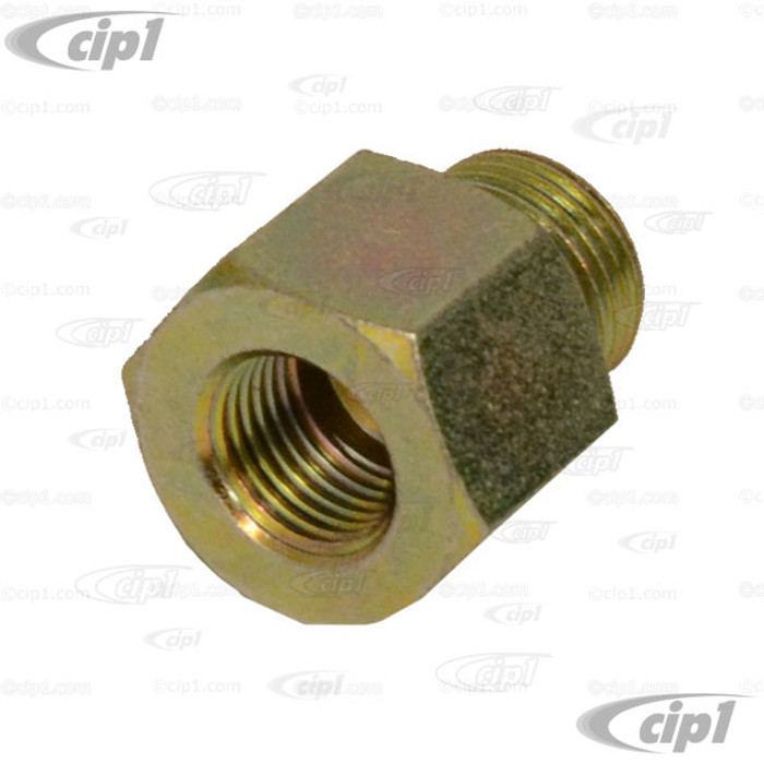 C31-611-017-1210 - BRAKE LINE ADAPTER - 12MM X 1MM TO 10MM X 1MM - USED ON BUS 68-70 - TWO PIECES REQUIRED - SOLD EACH
