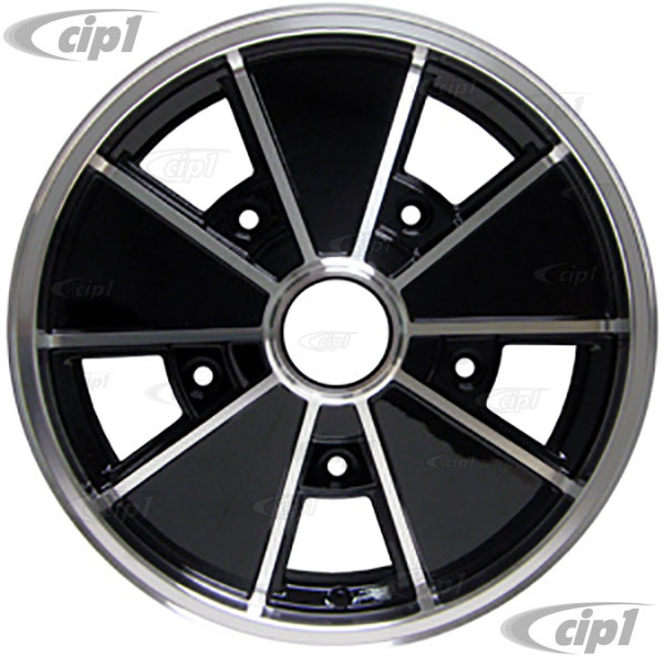 C32-BR2B-17 - BRM REPLICA BLACK 5 SPOKE WHEEL - 17 IN. x 7 IN