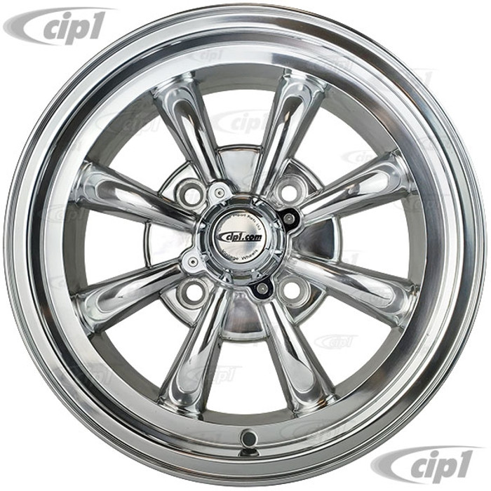 C13-9749 - EMPI ALUMINUM ALLOY SLOTTED DISH WHEEL - 5.5X15 INCH 