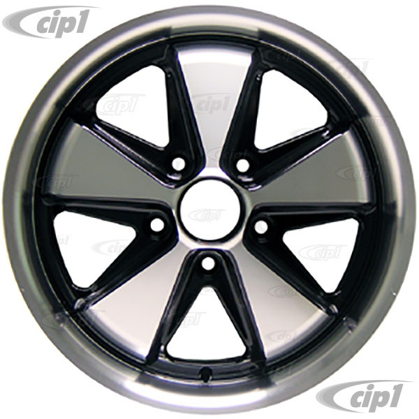 C32-FU171B - 911 STYLE 5 SPOKE ALUMINUM WHEEL - BLACK AND