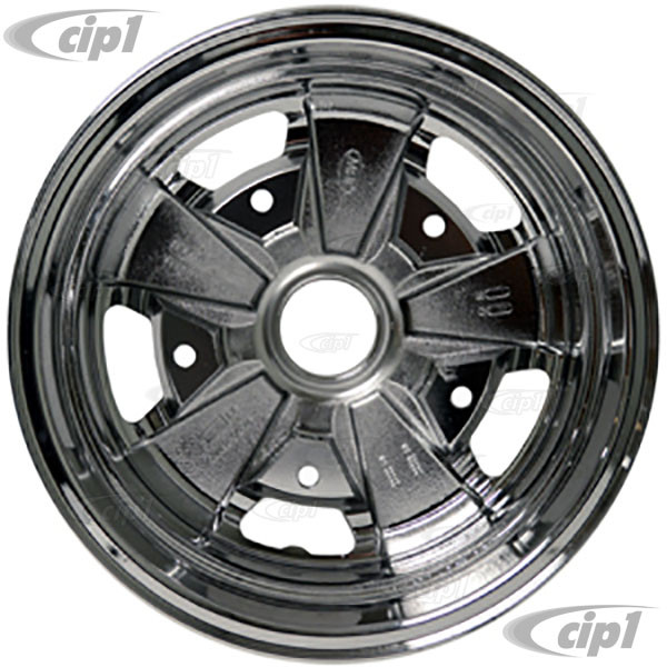 C32-FU205-4515C - FULLY CHROMED 911 STYLE WHEEL - 4.5X15 INCH (3.5 INCH ...