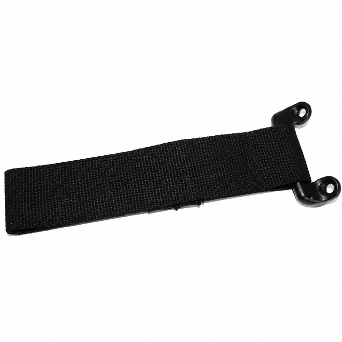C33-S00356 - 211841387 - 211-841-387 - GERMAN QUALITY FROM C&C U.K. - LONG CHECK STRAP & BRACKET BLACK - BUS 55-60 - SOLD EACH