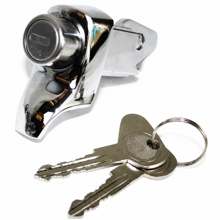 C33-S11668 - (211827503D - 211-827-503-D) - GERMAN QUALITY FROM C&C U.K. - ENGINE COMPARTMENT LID/DOOR LOCK WITH KEYS - BUS 68-71 / THING 69-79 - SOLD EACH