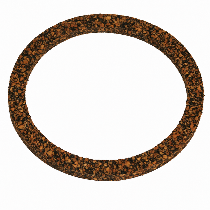 C33-S21156 - 211201557F - 211-201-557-F - GERMAN QUALITY FROM C&C U.K. - CORK & RUBBER FUEL CAP GASKET - 70MM CAP - BEETLE 61-67 - GHIA 61-67 - BUS 68-71 - TYPE-3 62-67 - MEASURES  O.D. 70MM X  I.D. 55MM - SOLD EACH