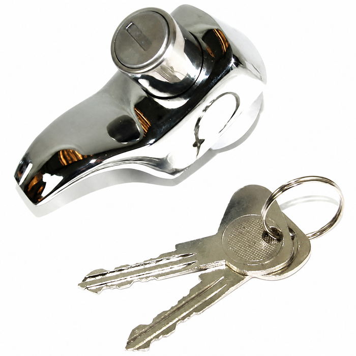 C33-S93455 - 211829232R - 211-829-232-R - GERMAN QUALITY FROM C&C U.K. - CHROME LOCKING REAR HATCH HAND - BUS 72-79 - SOLD EACH