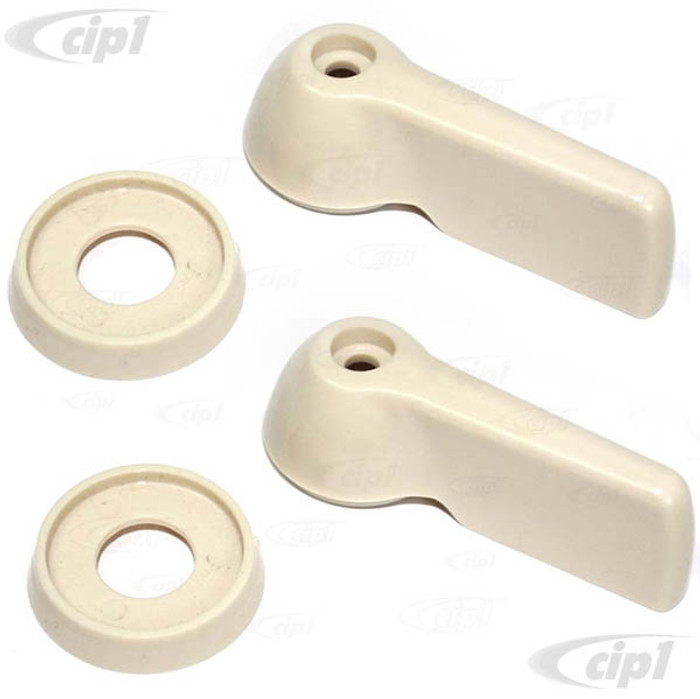 C33-S98948 - (211837225B - 211-837-225B) - GERMAN QUALITY FROM C&C U.K. - INTERNAL CAB DOOR HANDLE & RING KIT FLIPPER STYLE IVY - BUS 66-67 - SOLD SET