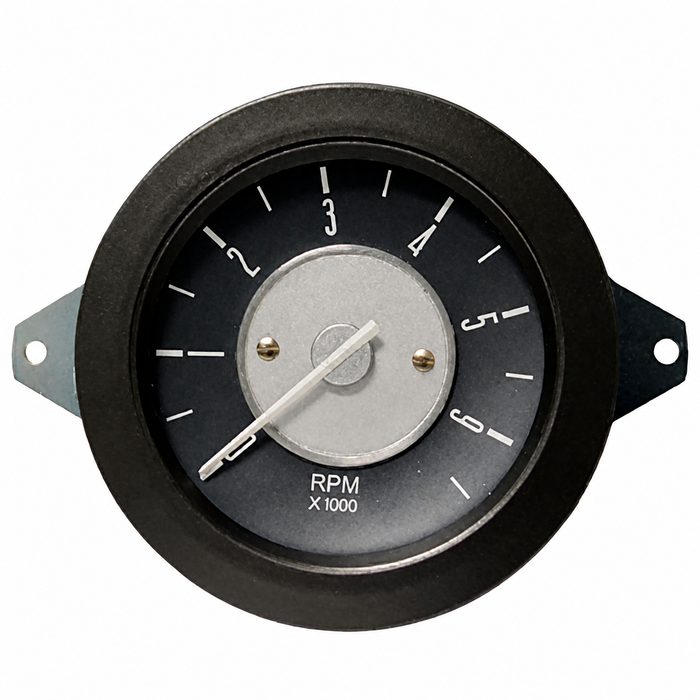 C34-EET4-1B32-00N - GREY FACE OE LATE STYLE 12V IN DASH TACHOMETER - BUS 68-71 - 85MM OR 3.34INCH DIAMETER