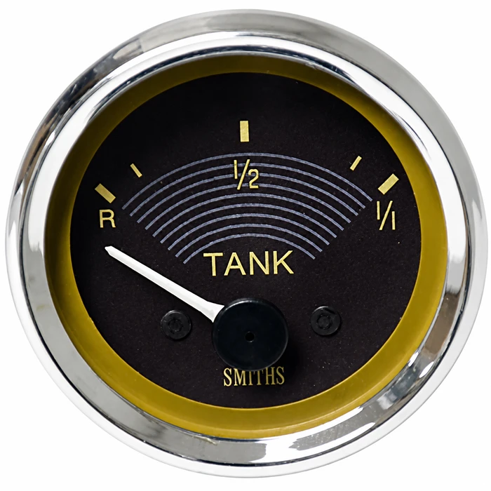 C34-EFC1-1352-01C - OE STYLE EARLY 12V IN DASH FUEL GAUGE - KARMANN GHIA / BUS TO 1967 - 52MM OR 2INCH DIAMETER