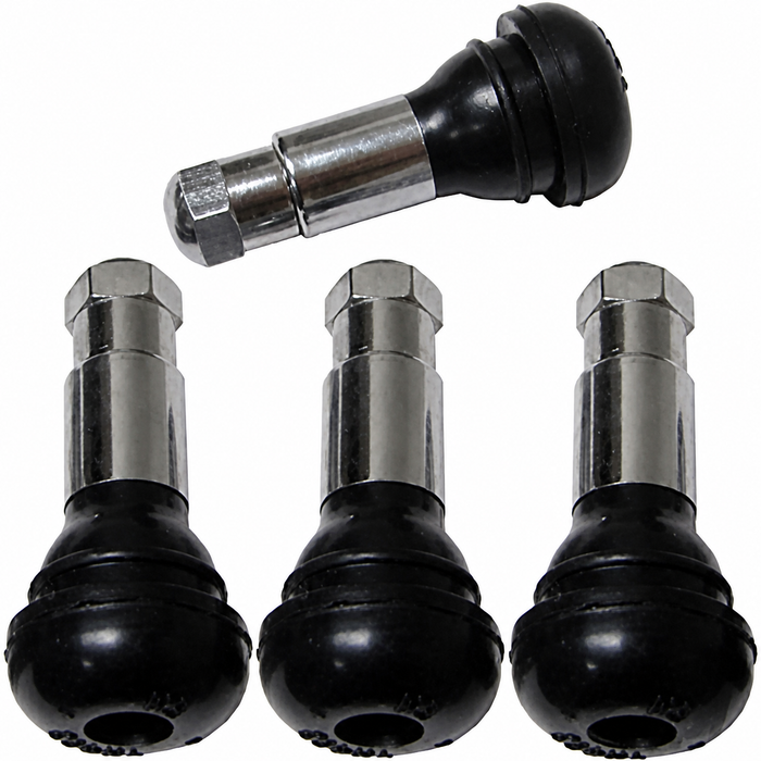 ACC-C10-6700 - CHROME VALVE STEM - SLIP-IN STYLE - SOLD SET OF 4