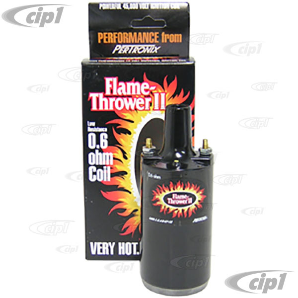 PER-45111 - PERTRONIX FLAMETHROWER II COIL 45000 VOLTS BLACK EPOXY