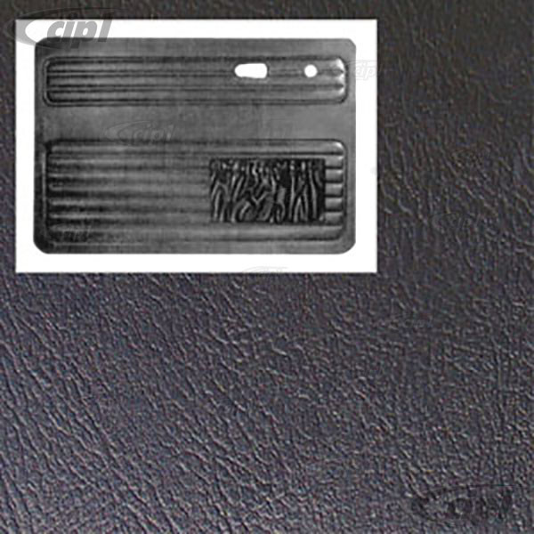T10-1505-11 - 64-74 GHIA FRONT DOOR PANEL PAIR - BLACK - SOLD PAIR