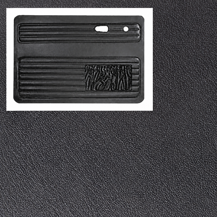 T10-1007-11 - 56-64 BEETLE FRONT DOOR PANEL PAIR - BLACK - SOLD PAIR