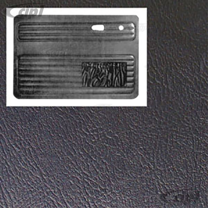 T10-1009-11 - 67-79 BEETLE FRONT DOOR PANEL PAIR - BLACK - (A20)