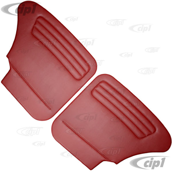 T10-1113-17 - 65-77 BEETLE SEDAN REAR QUARTER PANELS - RED