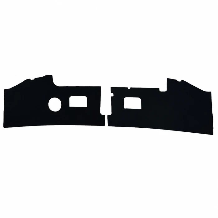 T10-2121-11 - 68-70 BUS FRONT KICK PANELS 2PC - BLACK