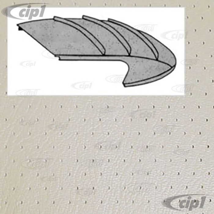 T20-1629-44 - CONVERTIBLE PERFORATED VINYL HEADLINER OFF WHITE GHIA 69-74