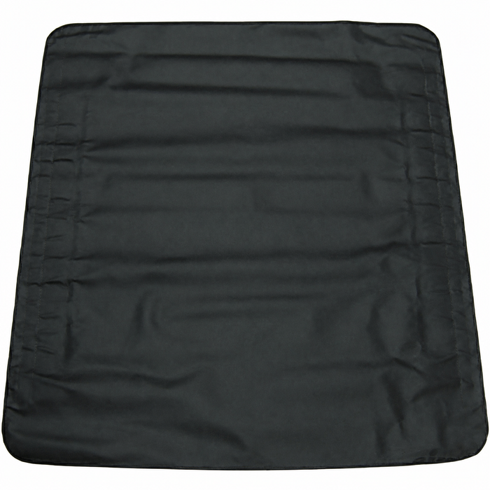 T22-1114-104 - BLACK PINPOINT VINYL SUNROOF COVER BEETLE 57-63 W/ 4 ROUND CORNERS