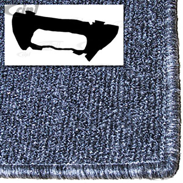 T34-T1151-407 - 56-60 BEETLE FRONT TRUNK CARPET KIT - SALT&PEPPER GREY