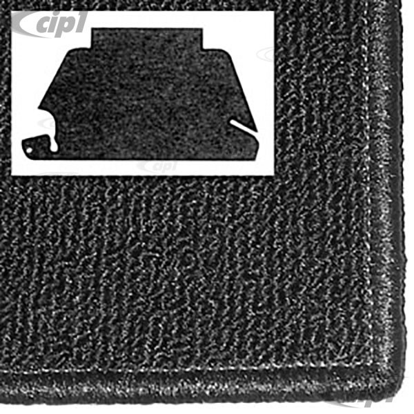 T34-T1153-407 - FRONT TRUNK CARPET KIT - SALT AND PEPPER GREY