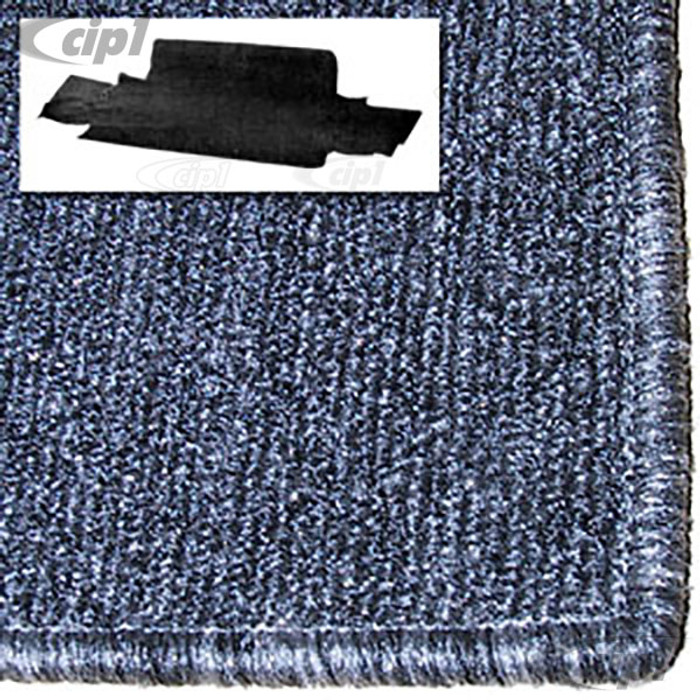 T34-T1558-407 - 68-74 GHIA FRONT TRUNK CARPET KIT - SALT&PEPPER GREY