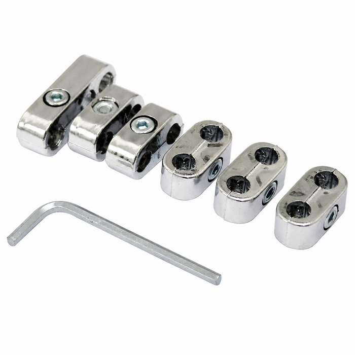 ACC-C10-5855 - EMPI 8747 - CHROME PLUG WIRE SEPARATOR KIT - SOLD SET