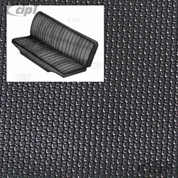 T43-2121-01 - BUS 50-67 REAR FULL WIDTH BENCH SEAT COVER - BLACK