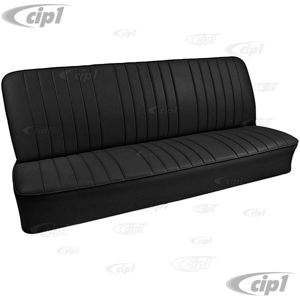 T43-2121-01 - BUS 50-67 REAR FULL WIDTH BENCH SEAT COVER - BLACK