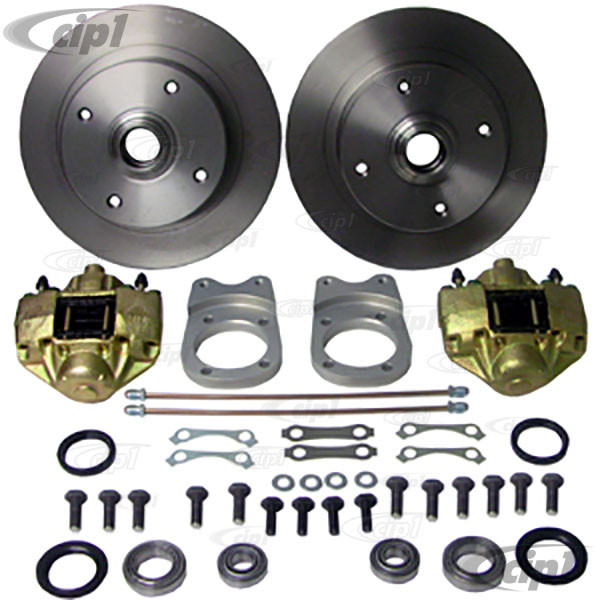 ACCC104126KT EMPI 222870 BEETLE/GHIA REAR DISC BRAKE KIT WITH E