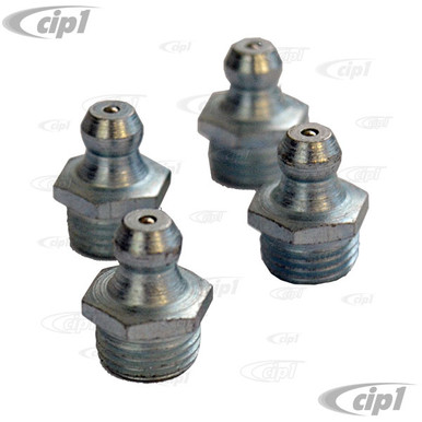 VHD-N18-5301-SET - SET OF 4 GREASE NIPPLES (ZIRK FITTING) - 10MM X