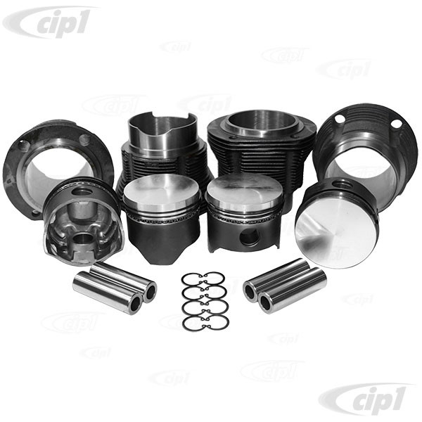 Image of VWC-021-198-075-B - PISTON & CYLINDER COMPLETE SET ( FOR 1 ENGINE) - 90MM - 1700CC - BUS 72-73 - (A25)