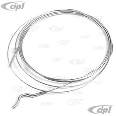 VWC-111-721-555-J - 111721555J - ACCELERATOR CABLE 2642MM - BEETLE 72-74 -  GHIA 72-74 - TYPE-3 66-73 (MANUAL TRANS.) - VW THING 71-79 - SOLD EACH