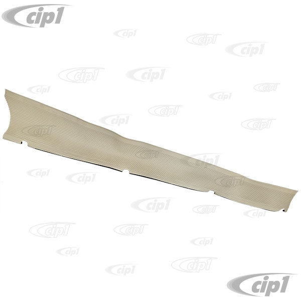 Image of VWC-111-821-532-ATN - (111821532A) EXCELLENT QUALITY REPRODUCTION - RIGHT RUNNING BOARD MAT - SAND BEIGE - SOLD EACH