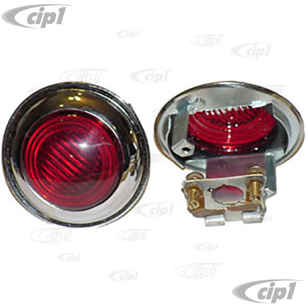 Image of VWC-211-945-017-A - (211945017A) - COMPLETE TAIL LIGHT ASSEMBLIES - BUS 55-57 - SOLD AS PAIR
