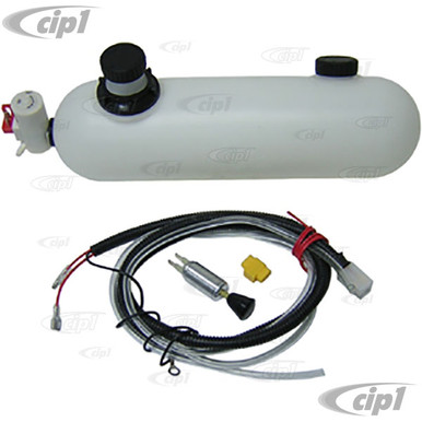VWtype-2 ウィンドーウォッシャタンクKIT+ VW部品３点セット VWC-211-989-453 - 211989453 - 12 VOLT WASHER BOTTLE KIT WITH PUMP