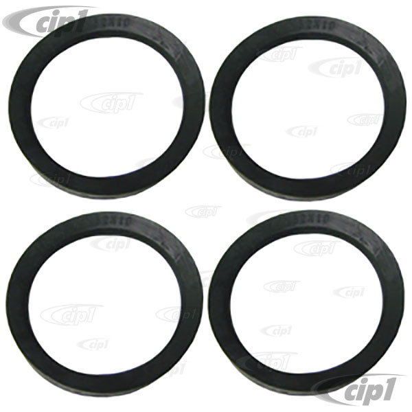 Image of VWC-BAC-405-129-SET - (211-405-129-A - 211405129A) OE QUALITY - FRONT BEAM TORSION ARM SEALS - UPPER AND LOWER - BUS 68-79 - SOLD SET OF 4