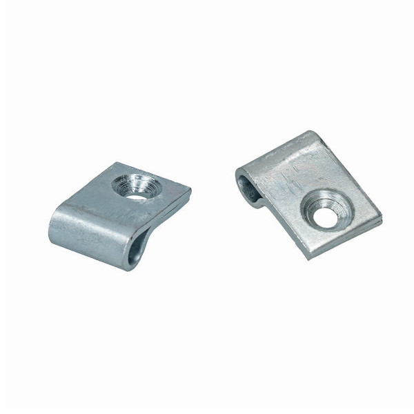 Image of VWC-211-829-553-PR - (211829551) EXCELLENT QUALITY FROM GERMANY - PAIR OF ENGINE LID HINGE CLAMPS - BUS 77-79 - SOLD PAIR