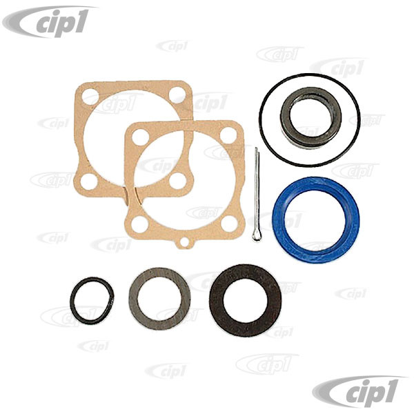 Image of C24-311-598-051-GRDL - (311598051 311-598-051) - GERMAN QUAILITY FROM GERMANY - REAR AXLE SEAL KIT WITH GEN. VW BIG SPACER RING AND GERMAN HARDEN STEEL SHIMS - BEETLE 46-79/GHIA 56-74/BUS 50-67/TYPE-3 62-74/THING 73-74 - SOLD EACH