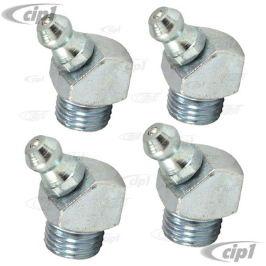 VHD-N18-5301-45SET - SET OF 4 GREASE NIPPLES (ZIRK FITTING) - 10MM