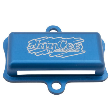 JC-4324-0 - 48 IDA STYLE CARBURETOR JET DEFLECTOR - BLUE ANODIZED