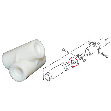VWC-251-711-551 - 251711551 - SHIFT ROD UNIVERSAL PLASTIC JOINT
