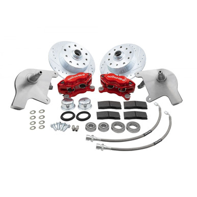 C13-22-6160-R - EMPI - 4 PISTON CALIPER DISC BRAKE KIT WITH