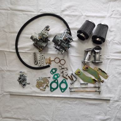 HP デュアルキャブ EMPI EPC 34 新品未使用 EMPI EPC 34 Dual Carburetor Kit : Single Port, Fits Type 1 - EMPI