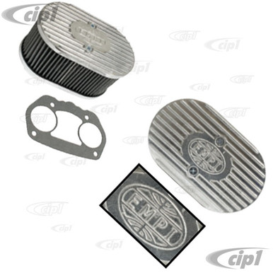 Empi 43-6010 Chrome Oval Air Cleaner IDF Weber/Empi HPMX 4-1/2 X 7 X 6 -  Moore Parts Source